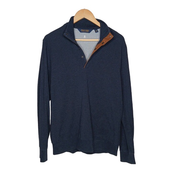 Polo Golf Ralph Lauren Other - Polo Golf Ralph Lauren Men's Pullover Sweater Henley Pima Cotton Water Repellent
